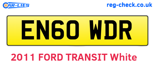 EN60WDR are the vehicle registration plates.