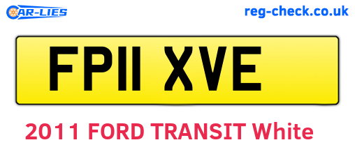 FP11XVE are the vehicle registration plates.