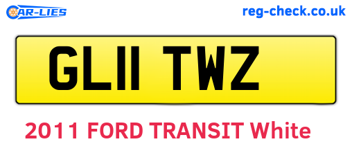 GL11TWZ are the vehicle registration plates.