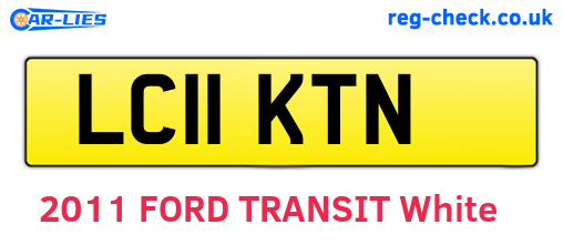LC11KTN are the vehicle registration plates.
