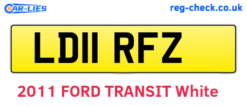 LD11RFZ are the vehicle registration plates.