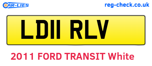 LD11RLV are the vehicle registration plates.