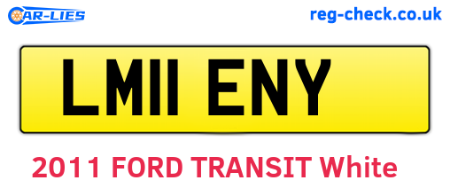 LM11ENY are the vehicle registration plates.