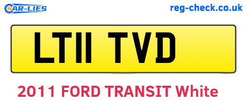 LT11TVD are the vehicle registration plates.