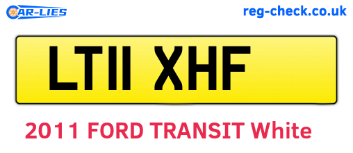 LT11XHF are the vehicle registration plates.