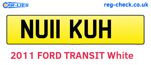 NU11KUH are the vehicle registration plates.