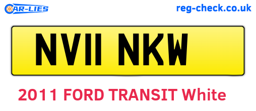 NV11NKW are the vehicle registration plates.