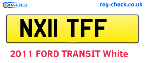 NX11TFF are the vehicle registration plates.