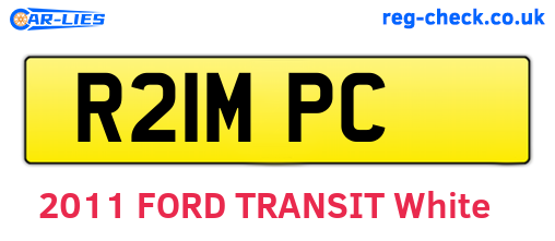 R21MPC are the vehicle registration plates.
