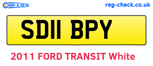 SD11BPY are the vehicle registration plates.