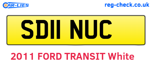 SD11NUC are the vehicle registration plates.