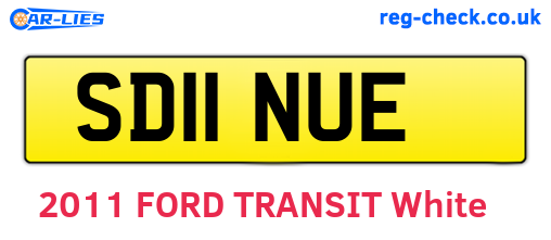 SD11NUE are the vehicle registration plates.