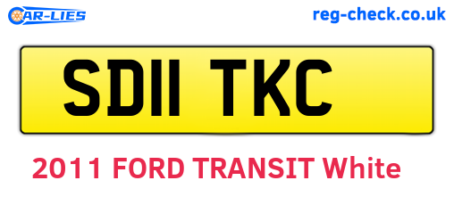 SD11TKC are the vehicle registration plates.