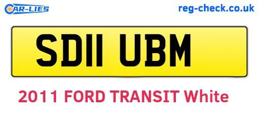 SD11UBM are the vehicle registration plates.