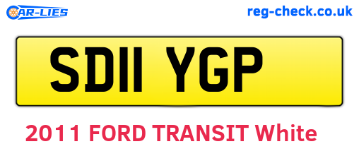 SD11YGP are the vehicle registration plates.