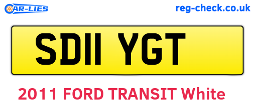 SD11YGT are the vehicle registration plates.