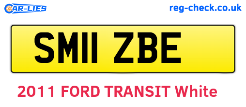 SM11ZBE are the vehicle registration plates.