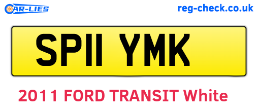 SP11YMK are the vehicle registration plates.