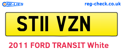 ST11VZN are the vehicle registration plates.