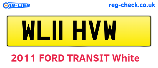 WL11HVW are the vehicle registration plates.