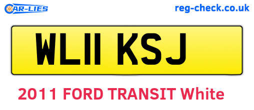 WL11KSJ are the vehicle registration plates.