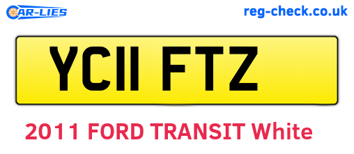 YC11FTZ are the vehicle registration plates.