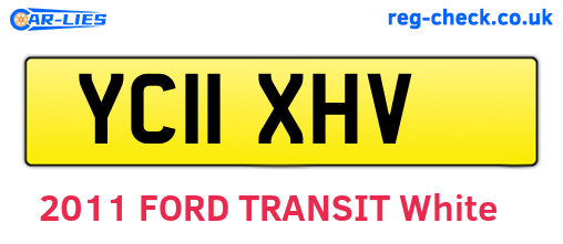 YC11XHV are the vehicle registration plates.