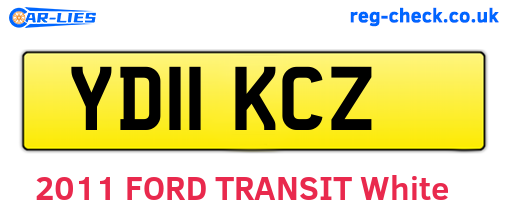 YD11KCZ are the vehicle registration plates.