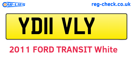 YD11VLY are the vehicle registration plates.