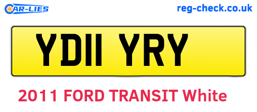YD11YRY are the vehicle registration plates.
