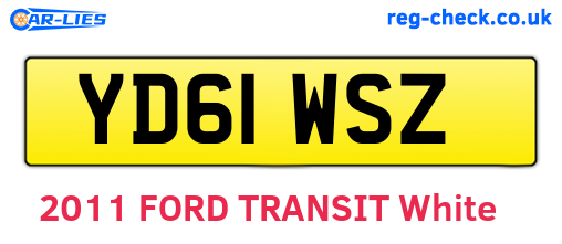 YD61WSZ are the vehicle registration plates.
