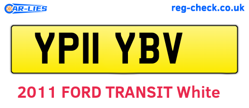YP11YBV are the vehicle registration plates.