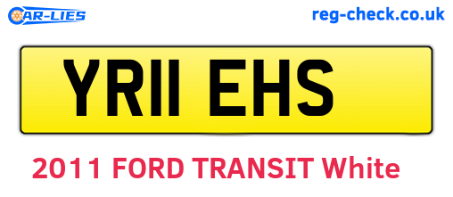 YR11EHS are the vehicle registration plates.