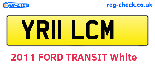 YR11LCM are the vehicle registration plates.