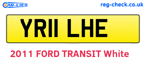 YR11LHE are the vehicle registration plates.