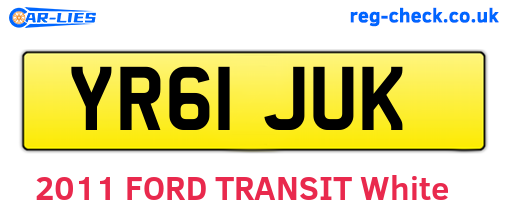YR61JUK are the vehicle registration plates.
