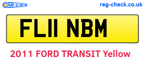 FL11NBM are the vehicle registration plates.