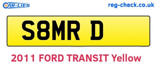 S8MRD are the vehicle registration plates.