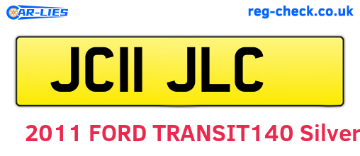 JC11JLC are the vehicle registration plates.