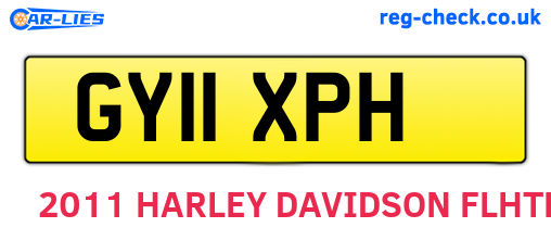 GY11XPH are the vehicle registration plates.