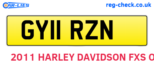 GY11RZN are the vehicle registration plates.