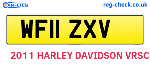 WF11ZXV are the vehicle registration plates.