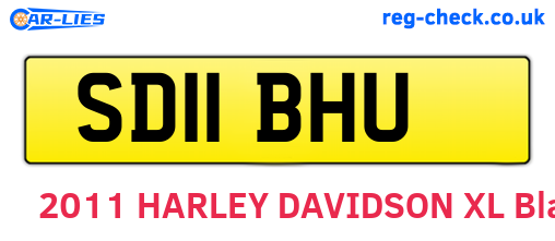 SD11BHU are the vehicle registration plates.