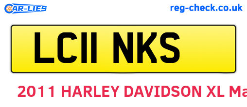 LC11NKS are the vehicle registration plates.