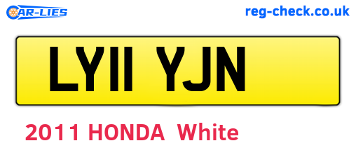 LY11YJN are the vehicle registration plates.