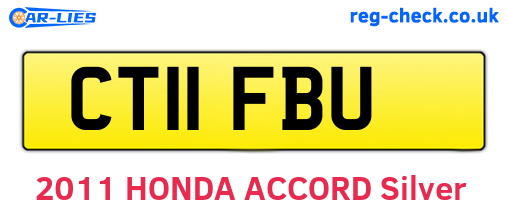 CT11FBU are the vehicle registration plates.