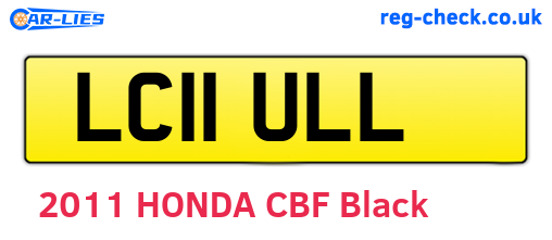 LC11ULL are the vehicle registration plates.