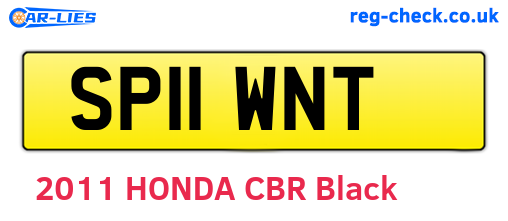SP11WNT are the vehicle registration plates.