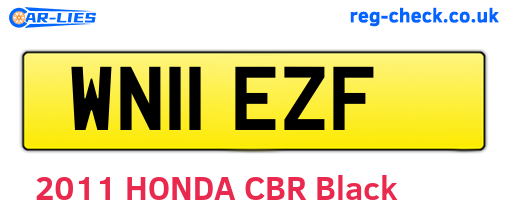 WN11EZF are the vehicle registration plates.