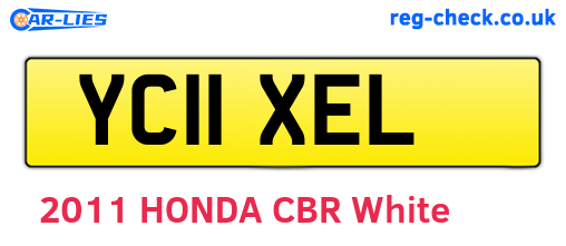 YC11XEL are the vehicle registration plates.
